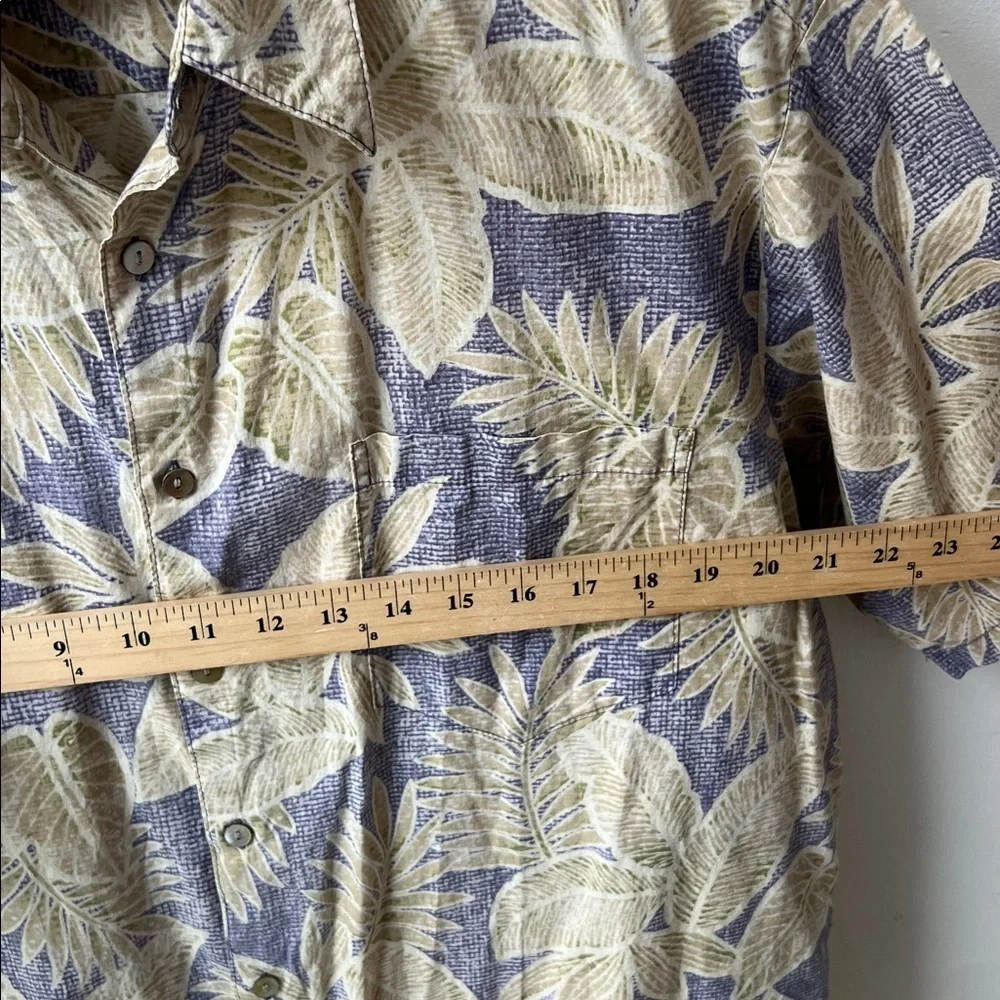 Tori Richard Men's Hawaiian Print button down size large cotton lawn